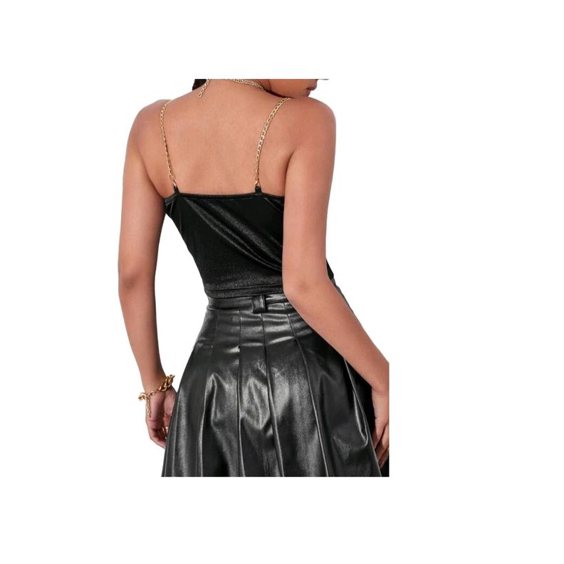 Crop Top Mujer Bustier de Seda-1