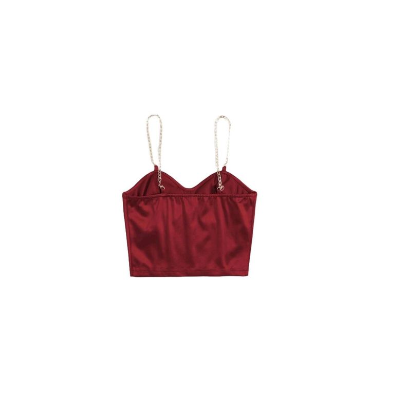 Crop Top Mujer Bustier de Seda-1