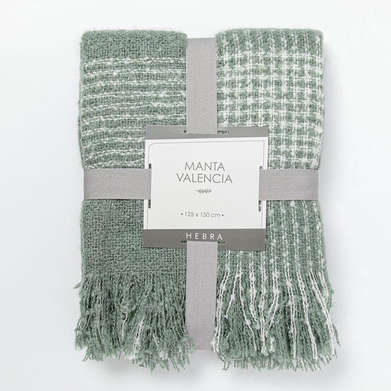 Manta Valencia 125X150 Verde Verde [ 300 ]