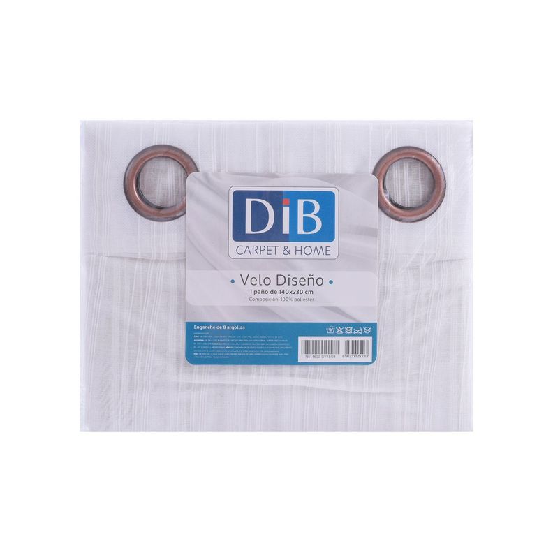 Cortina Velo Diseo 140X230 Beige Gys15 -3