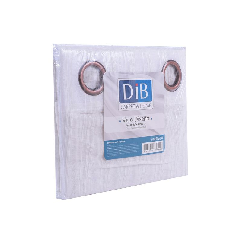 Cortina Velo Diseo 140X230 Beige Gys15 -4