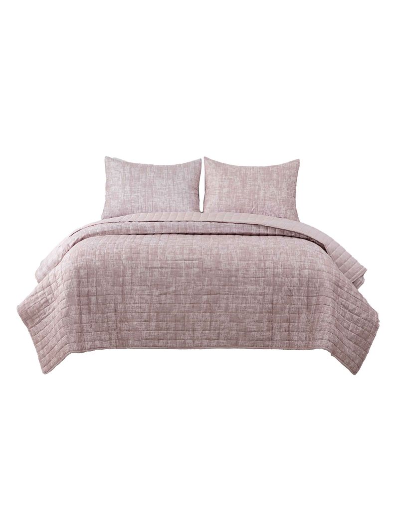 Quilt Reversible Textura 2P Taupe-0
