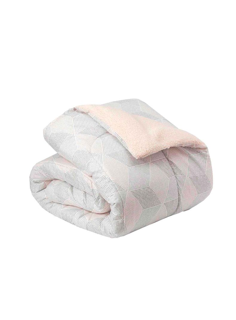 Plumon  Reversible Sherpa 1.5 Plaza Block. Gris-2