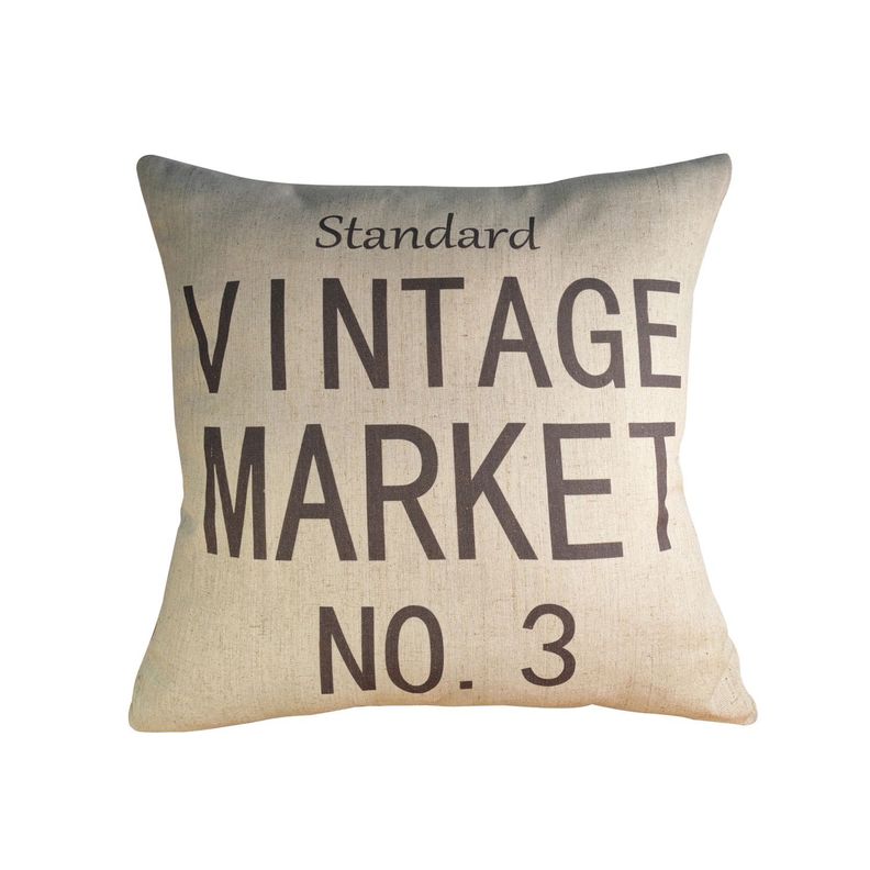 Cojin Lino Look Vintage 45X45 Market-0