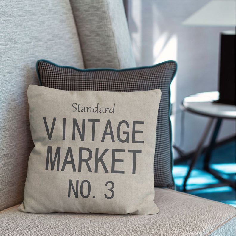 Cojin Lino Look Vintage 45X45 Market-3