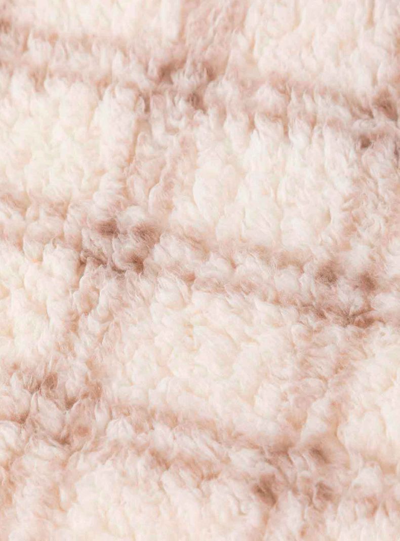 Manta Sherpa 125X150 Malaga Café/Crudo-3