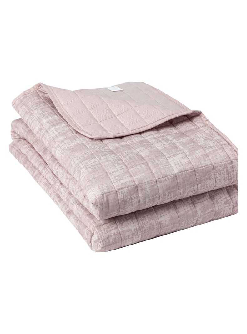 Quilt Reversible Textura 1.5P Taupe-2