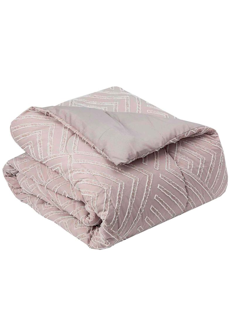 Plumon Jacquard Super King Flechas Gris-2