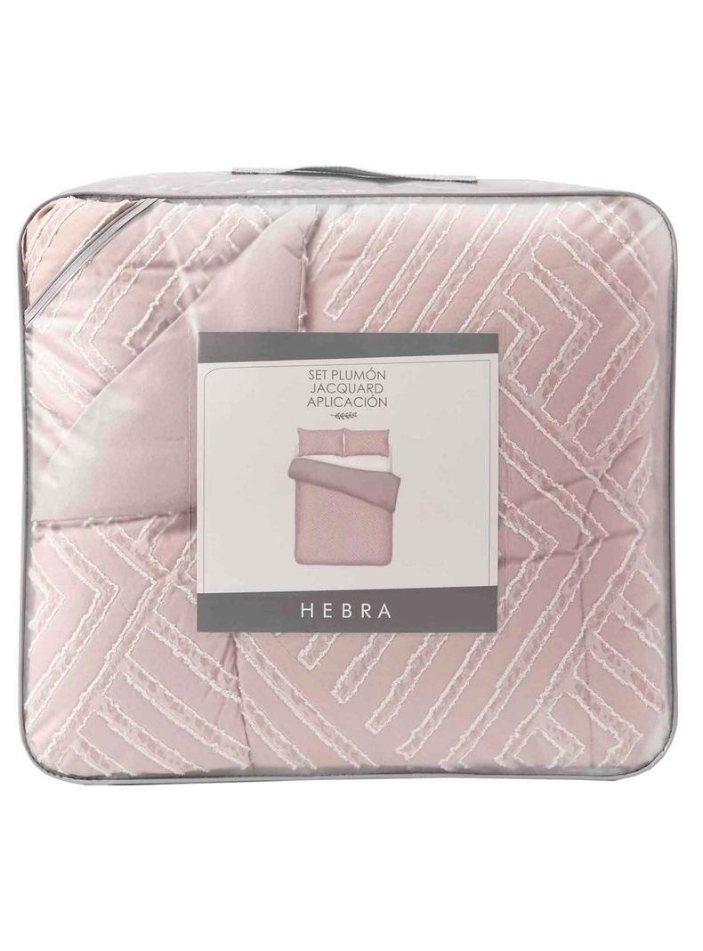 Plumon Jacquard Super King Flechas Gris-4
