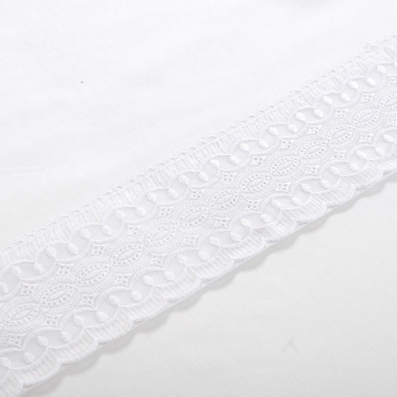Juego Sabana Broderie Vitoria 1.5P Blanco-3