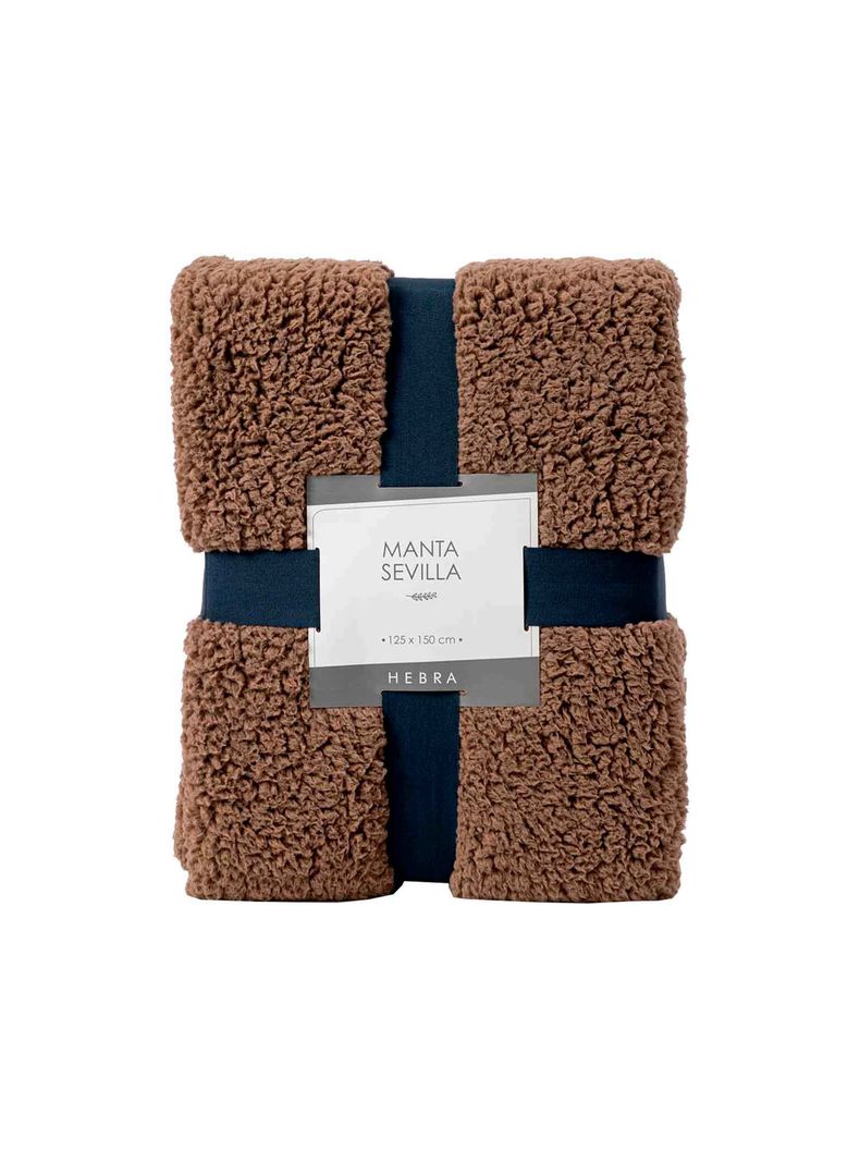 Manta Sherpa 125X150 Sevilla Café-0