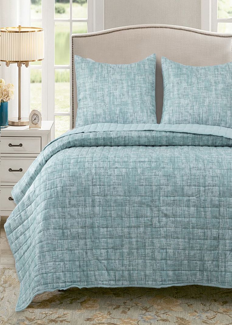 Quilt Reversible Textura King Verde-0
