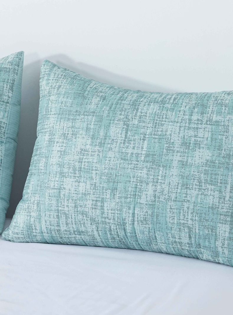 Quilt Reversible Textura King Verde-2