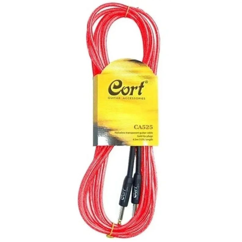 CA525RED Cable Guitarra 5Mt Rojo, Cort -0