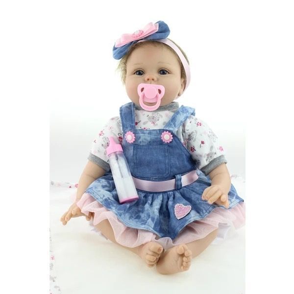 Muñeca Bebé Reborn Realista 55 cm-2