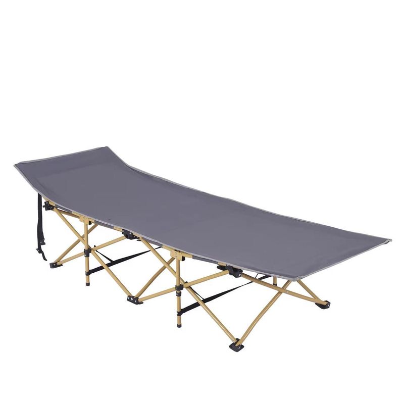 Cama de Camping Plegable Catre de Campaña Incluye Bolso-1