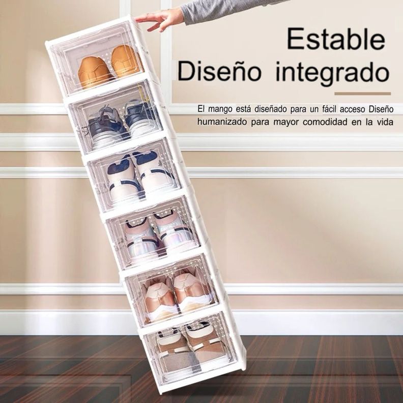  Zapatero Plegable Organizador De Calzado 6 En 1 Extra Resistente-7