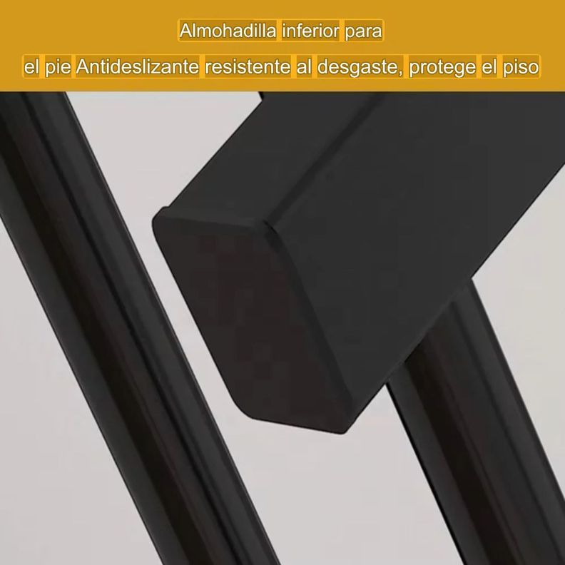 Perchero Doble Organizador de Ropa Resistente Hasta 35 Kilos Negro-4