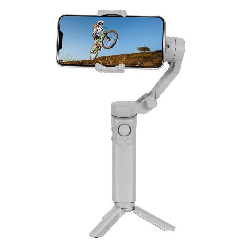 Estabilizador Celular Cámara de Acción Plegable 3 Ejes Gimbal Trípode-0