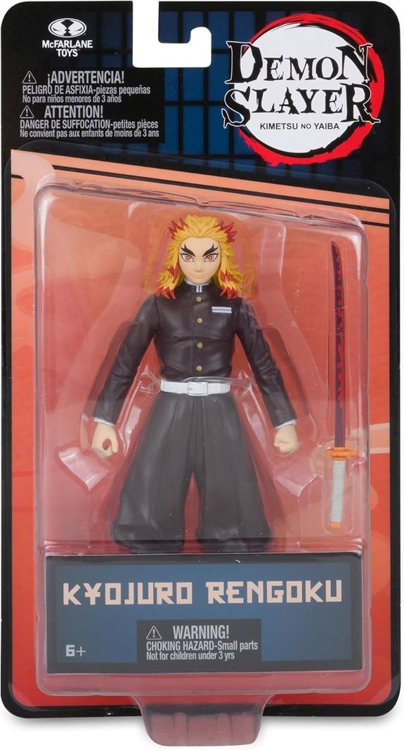 Figura Demon Slayer 13 Cm - Kyojuro Rengoku-0