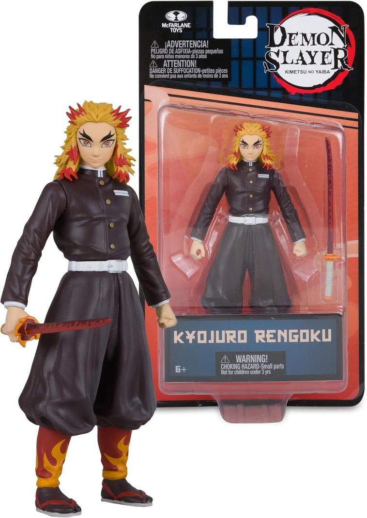 Figura Demon Slayer 13 Cm - Kyojuro Rengoku-4