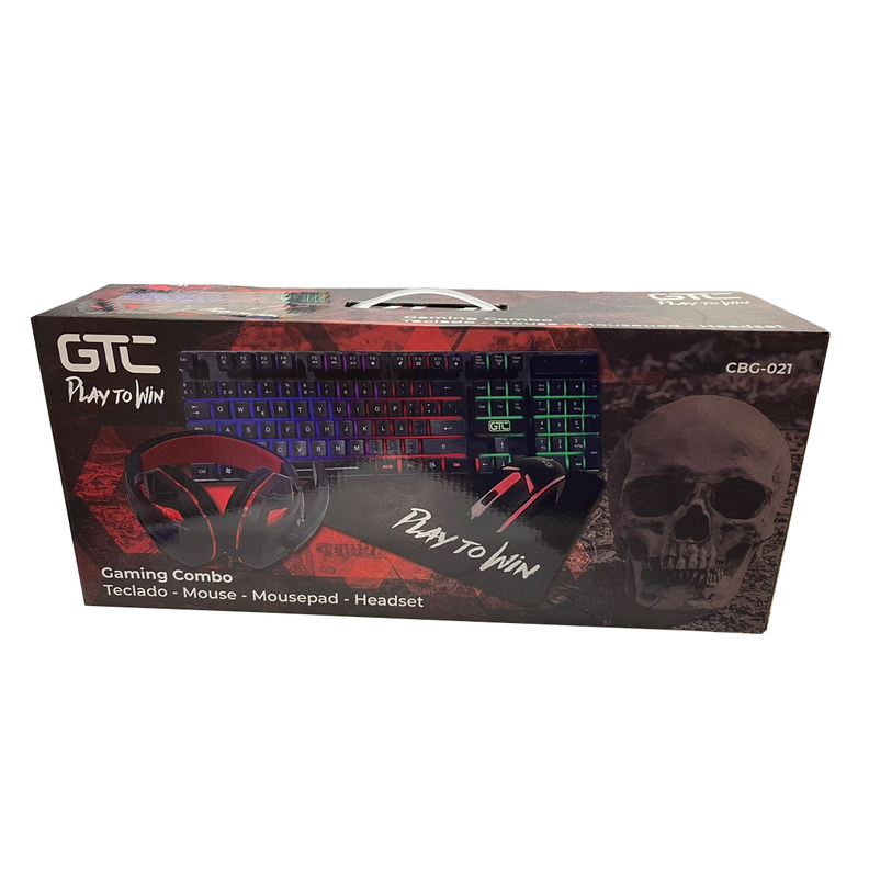 Kit Gamer 4 En 1 CBG-021 Teclado Mouse Audífonos Mousepad-4
