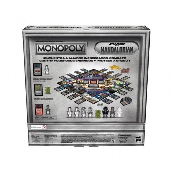 Juego de Mesa Monopoly Star Wars The Mandalorian-4