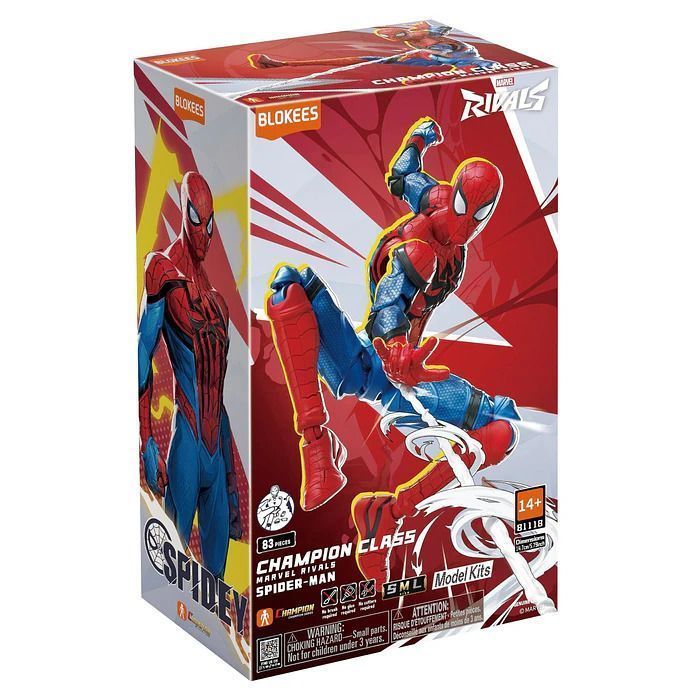 Blokees Marvel Rivals Champion Class Spider Man Figura de Acci n