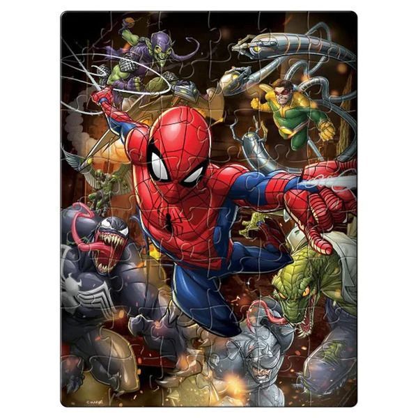 Rompecabezas Lenticular Spider Man 48 Piezas 3D Marvel-1