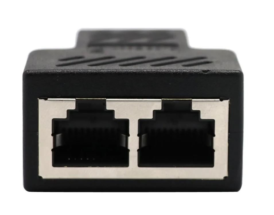 Adapatador RJ45 1 A 2 Para Dos PC