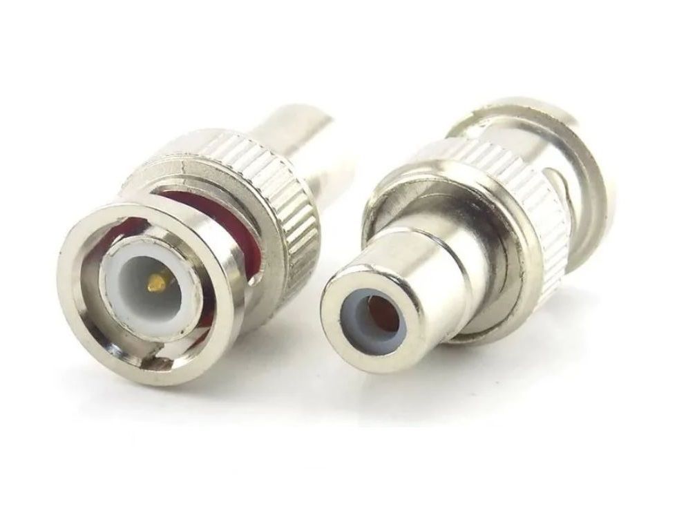 Adapatador BNC A RCA-Hembra pack 2 conectores-1