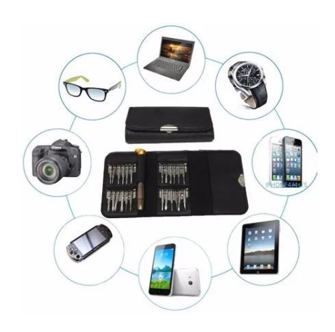 Kit DestornilladoresTorx 25 En 1 Torx Para Celular Black-2