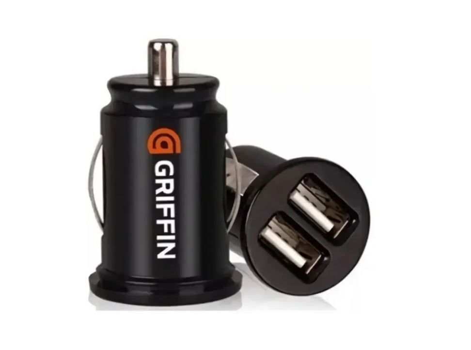Kit Cargador Android Griffin 2 Usb+cable Micro Usb Para Auto-1