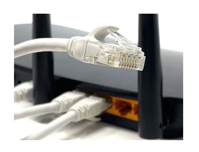 Cable de red 10 metros categoria 5 Rj45 Lan Gris-1