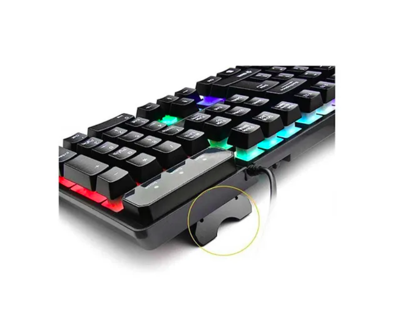 Kit Mouse y Teclado Cable USB Gamer Retroalimentado-1