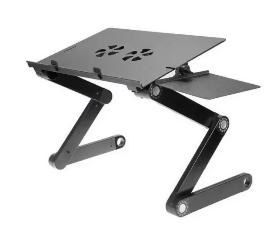 Mesa para notebook plegable con 2 ventilador y mousepad-1