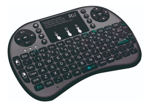 Mini Teclado Air Mouse Touch Inalambrico Smart  Box Pc-0