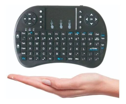 Mini Teclado Air Mouse Touch Inalambrico Smart  Box Pc-1