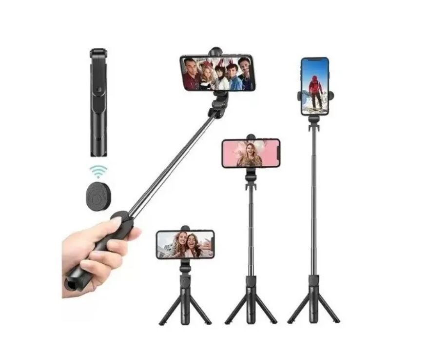 Selfie Baston Monopod Bluetooth XT-02 Black-3