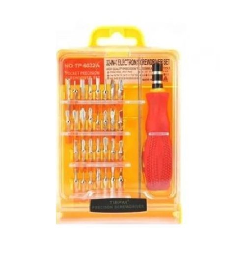 Kit Desatornilladores de Precisión 32 Piezas Yelow-0