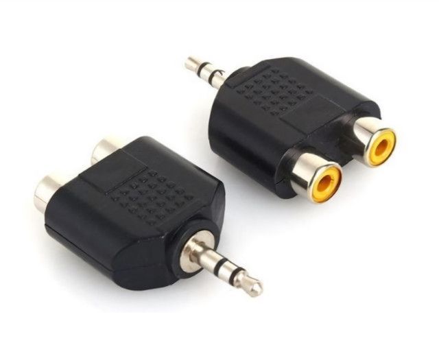 Adaptador Plus 3.5 A 2 Rca-H-0