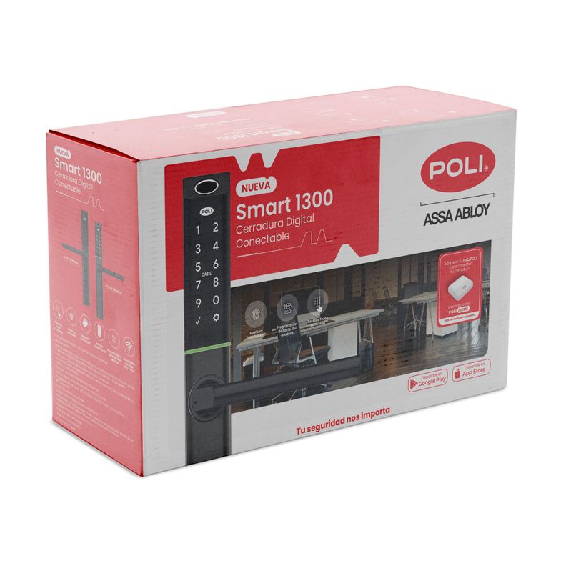 Cerradura Digital Poli Smart 1300 Negro-8