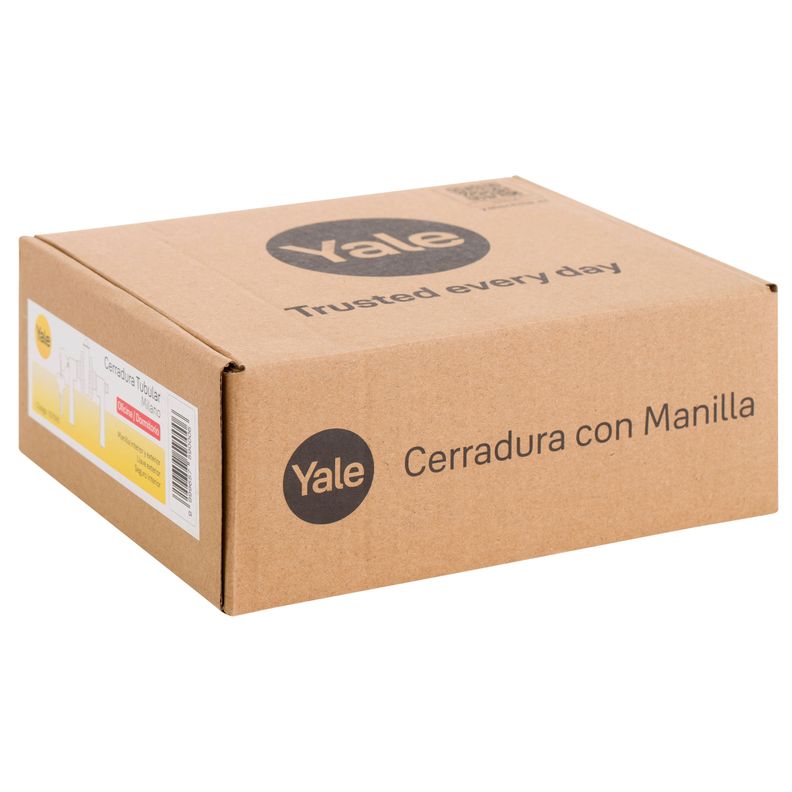 Cerradura Tubular Yale Milano Oficina/Dormitorio Níquel-7