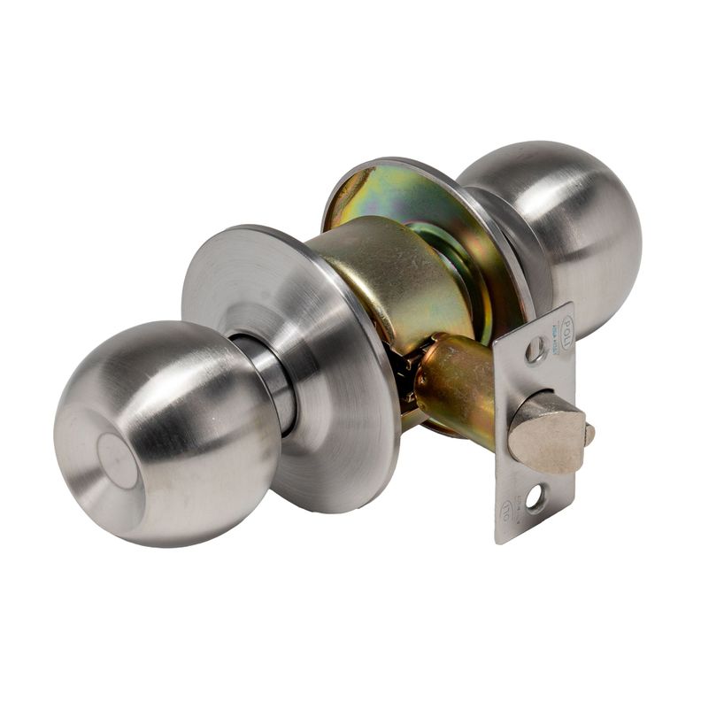 Cerradura Cilindrica Poli Pomo Sfera 11000 Acceso Gris XL