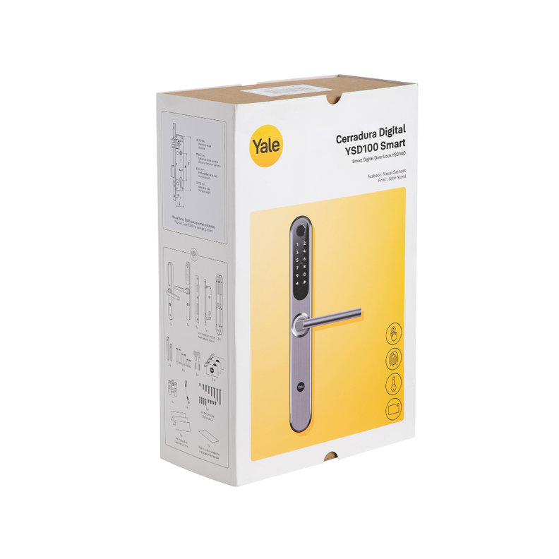 Cerradura Digital Yale YSD100 B60 Níquel-5
