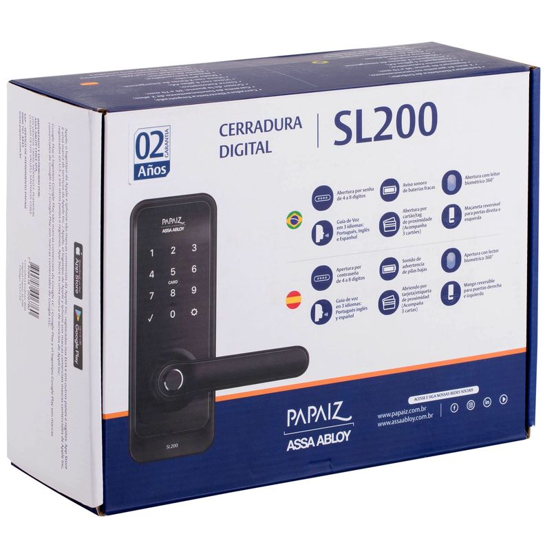 Cerradura Digital SL200 -9