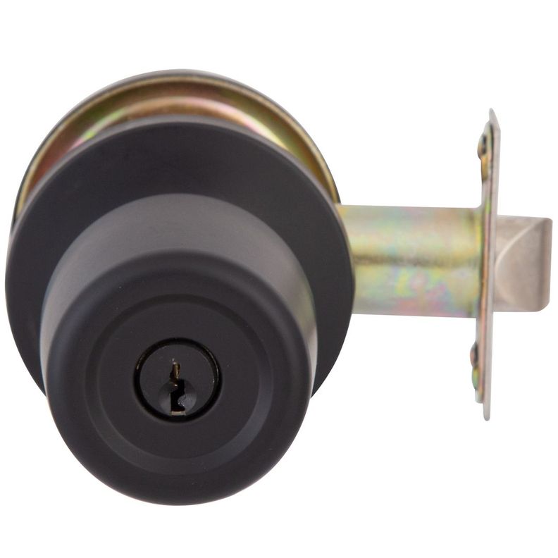 Cerradura Tubular Pomo Poli 8000 Acceso Negro-1