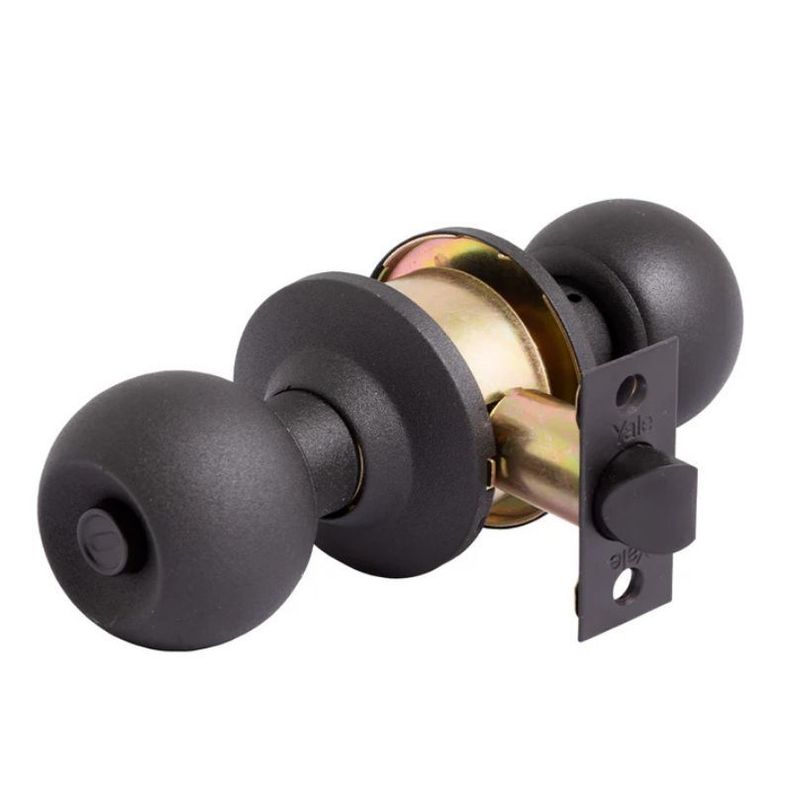 Cerradura Cilindrica Pomo YALE Acceso Negro XL