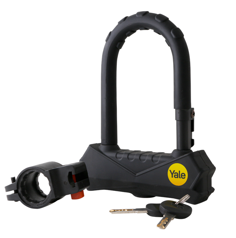 Candado Yale Bicicleta U-Lock 18,5cm Negro-3