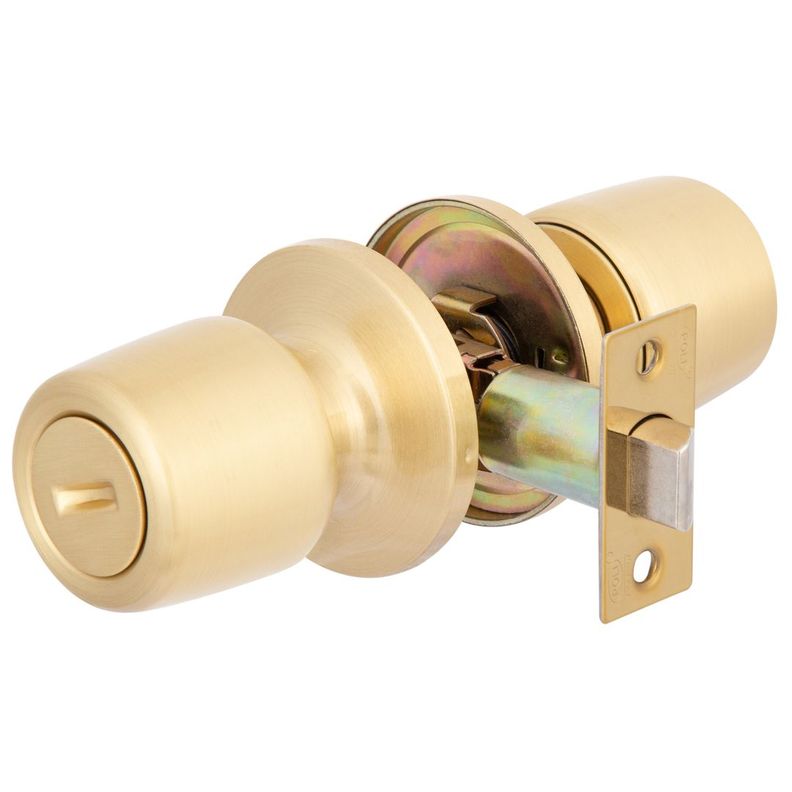 Cerradura Tubular Pomo Poli 8000 Antibacterial Baño/Dormitorio-0